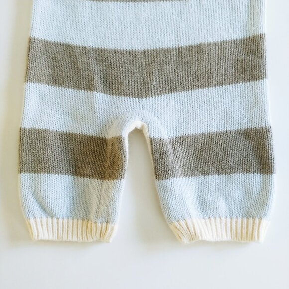 Bebe Soft Knit Striped Jumpsuit size 6 Months - Picture 8 of 13